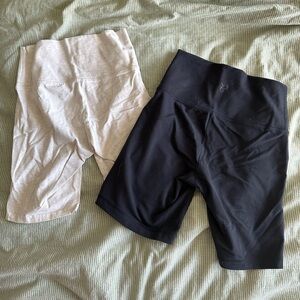 TNA biker shorts - lot of 2